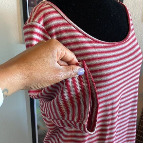 We The Free Striped Dress, Size L NWT - Picture 7 of 10